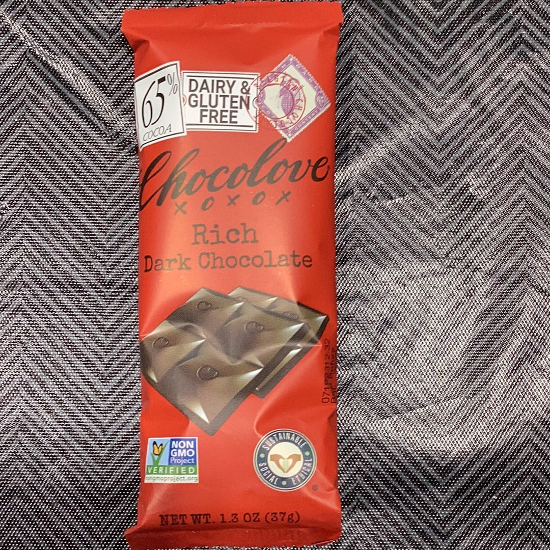 Chocolove dark chocolate