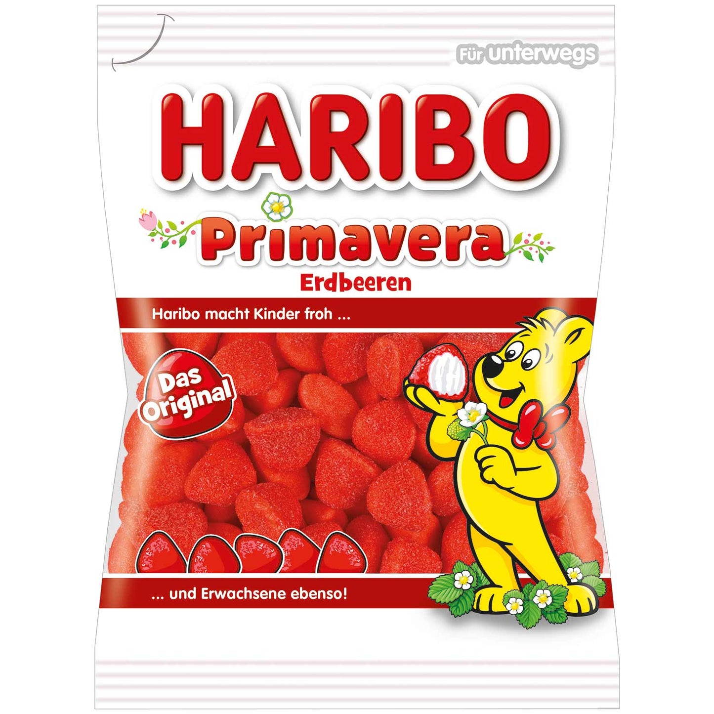 Global Bite Co - Haribo Primavera Erdbeeren (Germany): Medium 175g