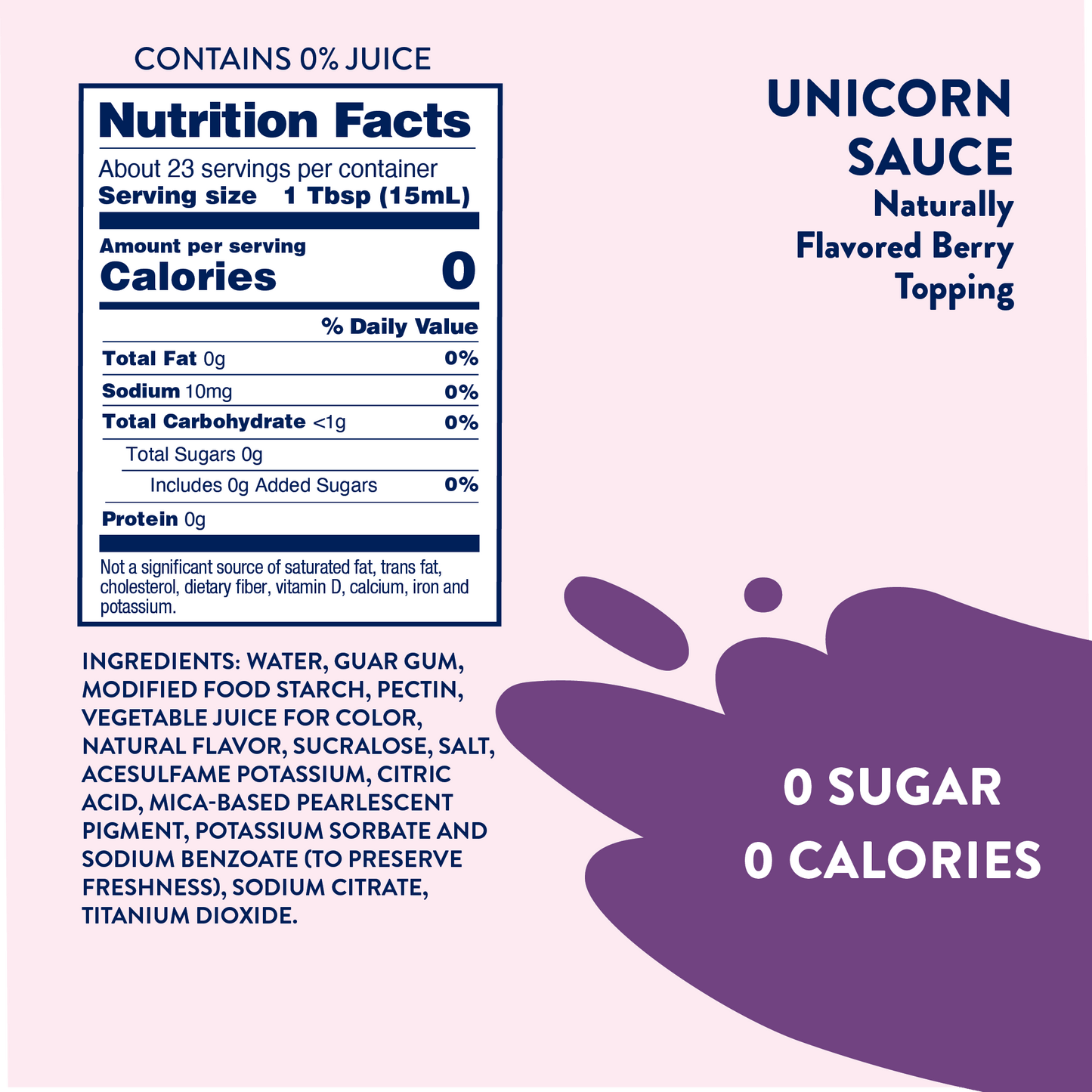 Jordan's Skinny Mixes - Sugar Free Unicorn™ Sauce