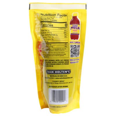 Grandpa Joe's Candy Shop - Van Holten's Chamoy Mega Pickle Pouch, 12ct