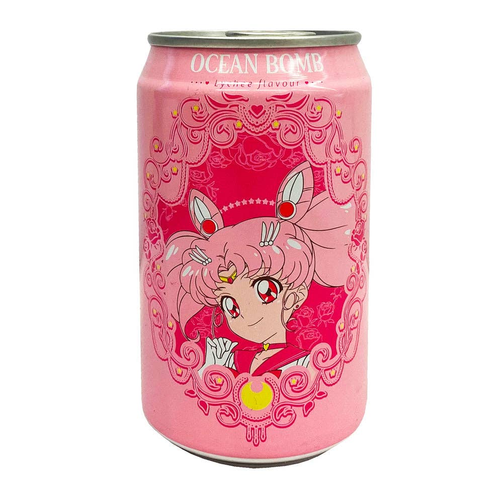 Pops Distro Inc - Ocean Bomb Sailor Moon Sailor Chibiusa Sparkling Water Lychee Flavor (11.15) (Taiwan) 6-Pack
