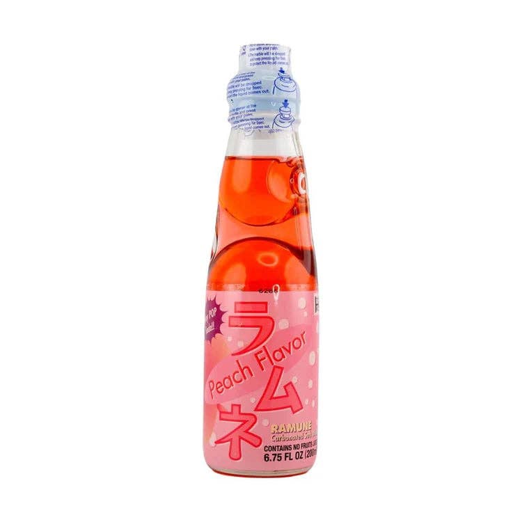 Global Bite Co - Fuji Soda (Ramune) Peach 200ml (Japan)