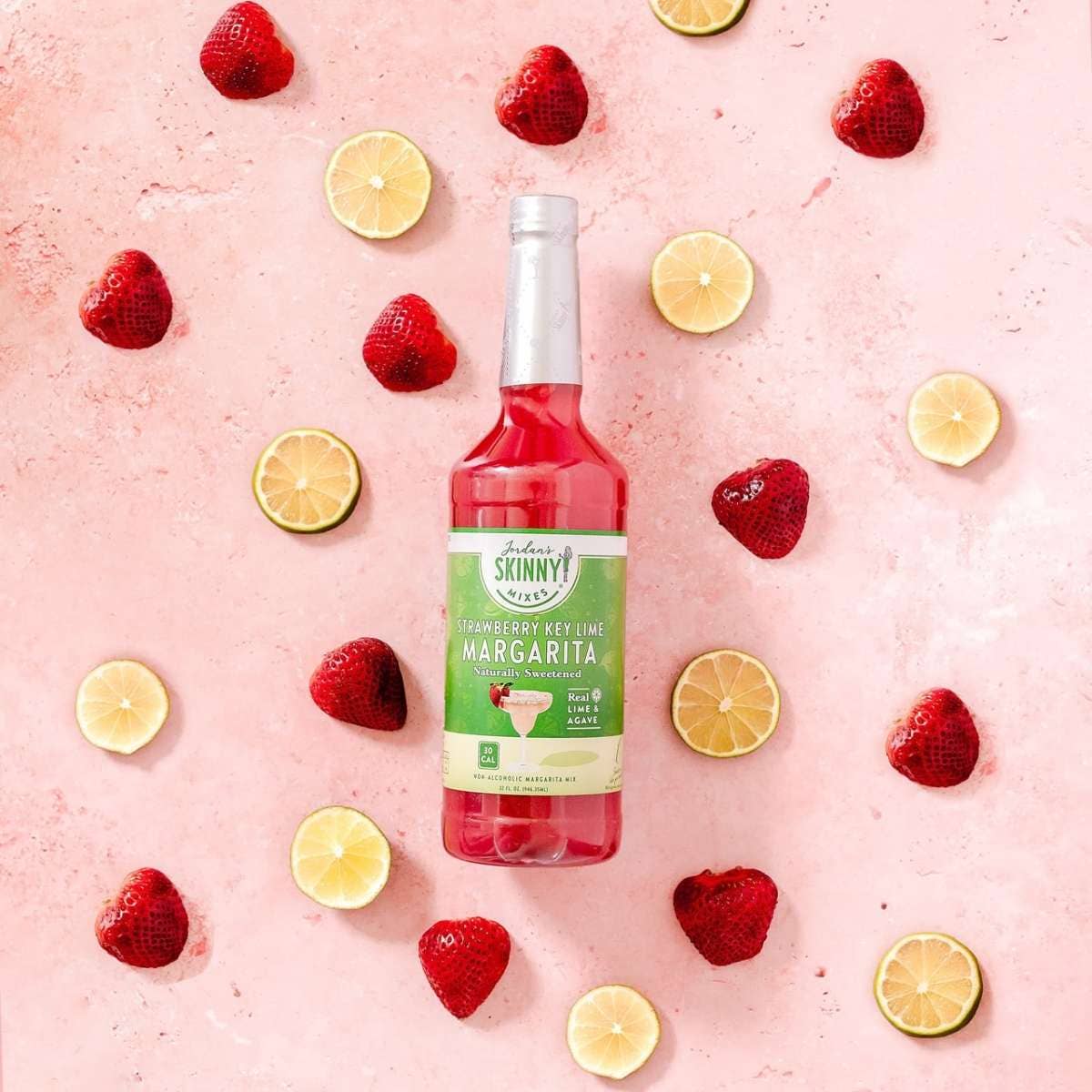 Jordan's Skinny Mixes - Natural Strawberry Key Lime Margarita - Mixer