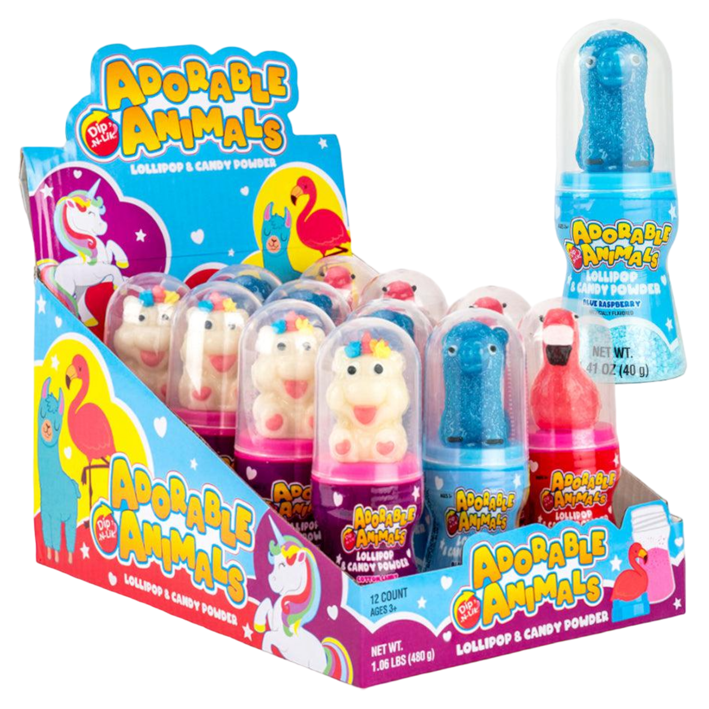 Cow Crack Wholesale - Adorable Animals Dip-N-Lik