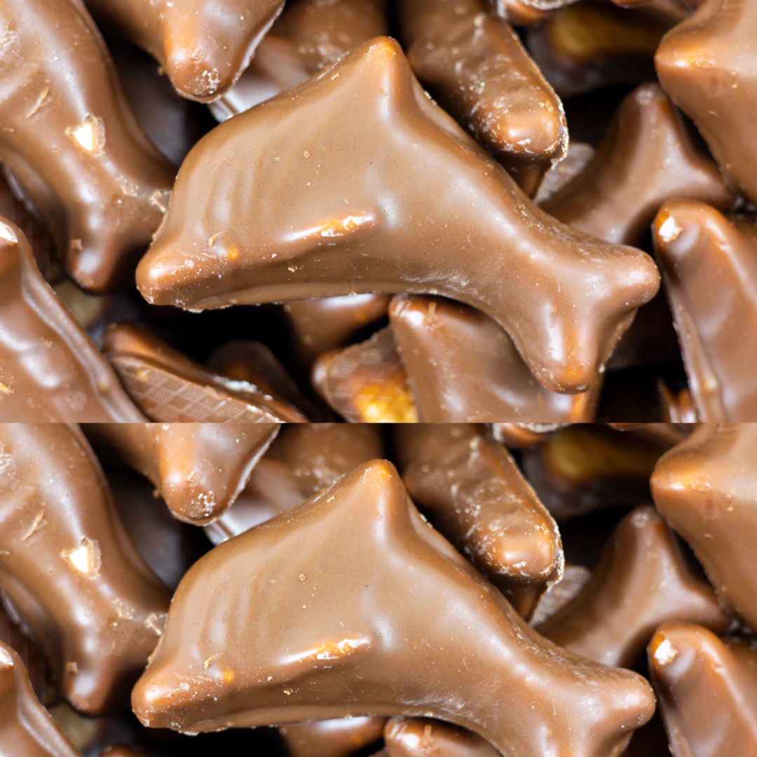 Sweetish- Swedish Candy Wholesale - Swedish Chocolate Dolphins 2.4lbs Resealable Bag