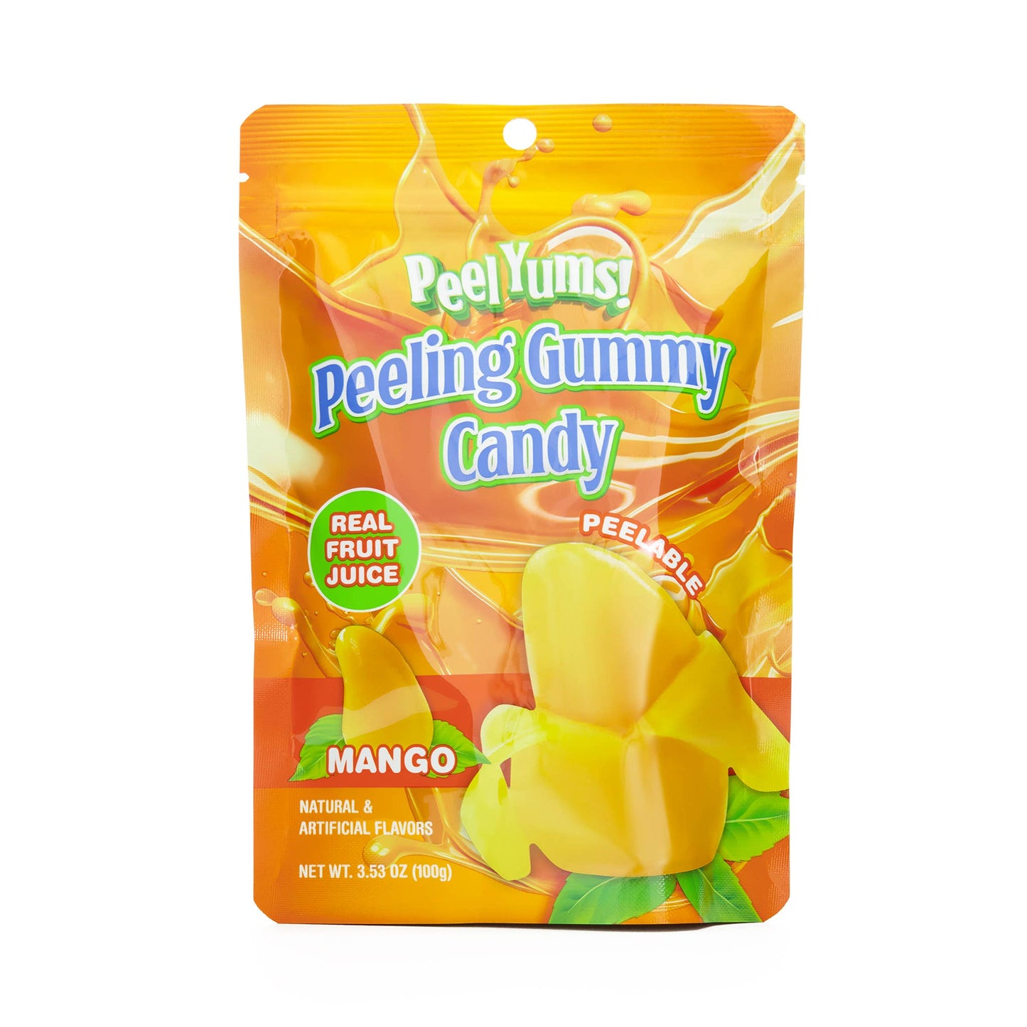 Showcase - PeelYums Peeling Gummies 3D Fruit Candy (3.5oz) Exclusive: Strawberry