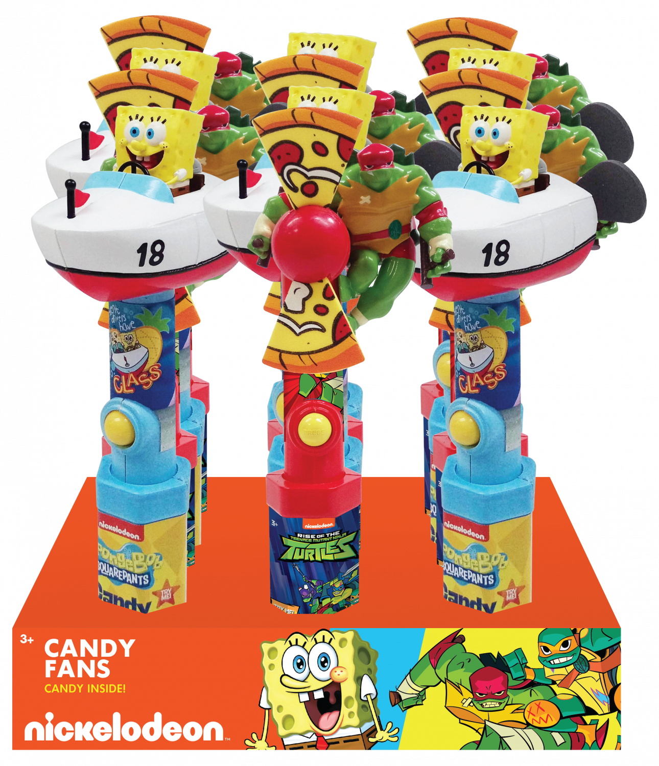 Cow Crack Wholesale - Nickelodeon Assorted Fan With Candy