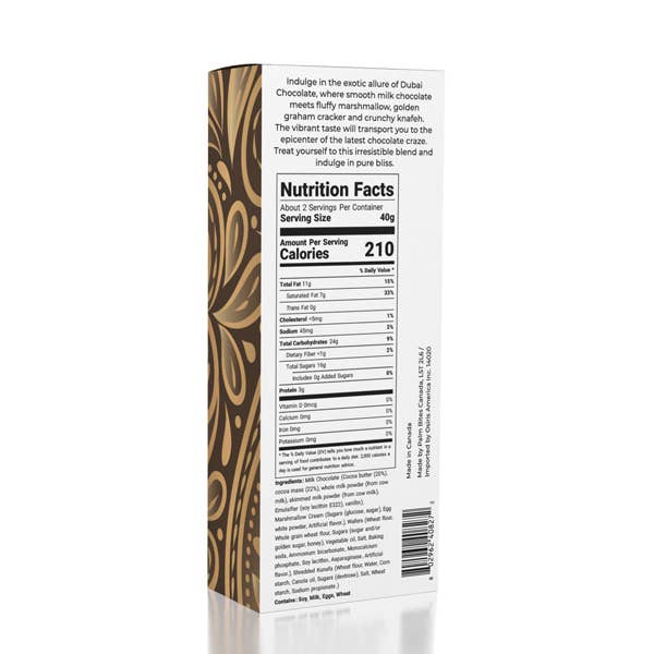 Showcase - Dubai Chocolate Bar S'mores by Oasis Treasures (2.65oz)