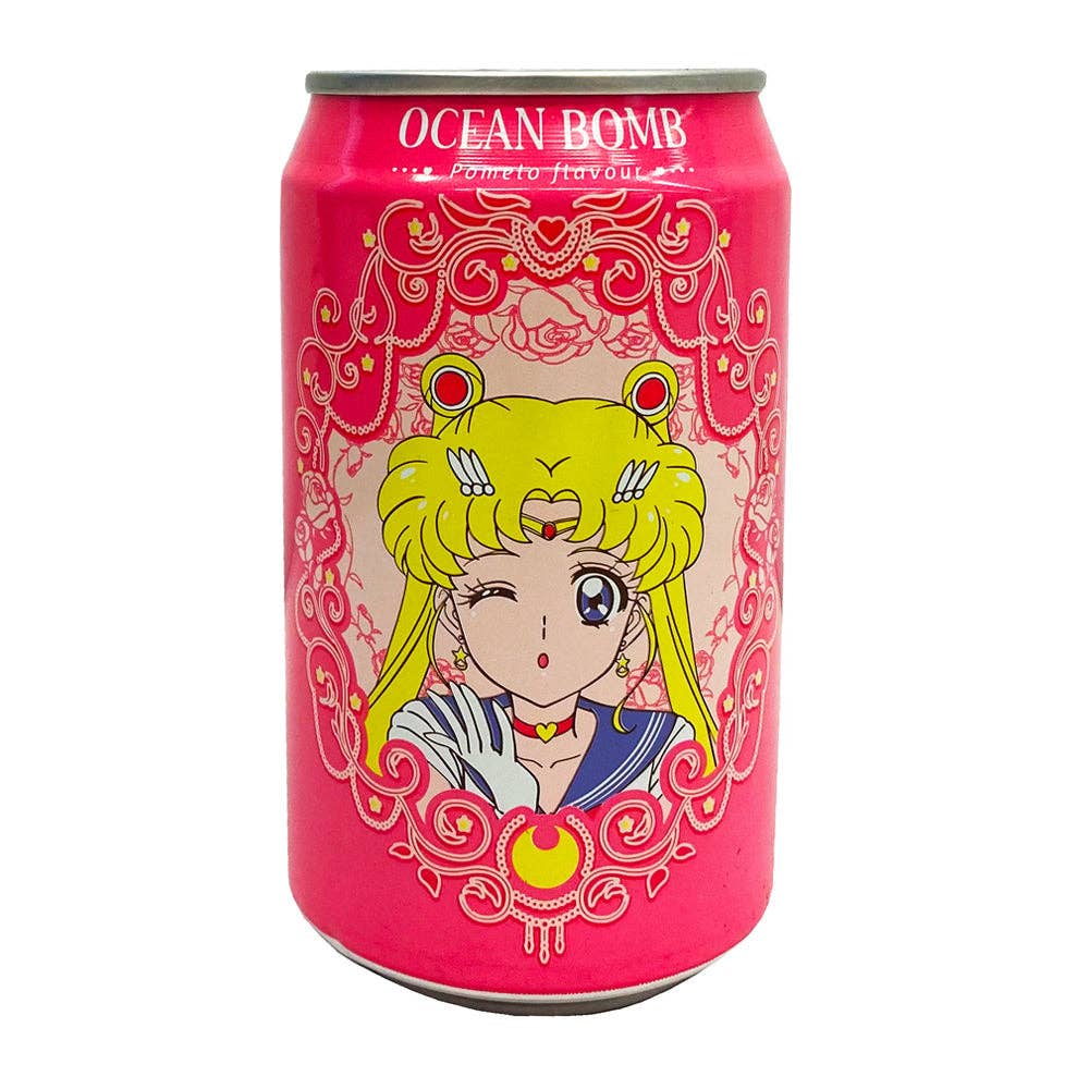 Pops Distro Inc - Ocean Bomb Sailor Moon Sparkling Water Pomelo Flavor (11.15) (Taiwan) 6-Pack