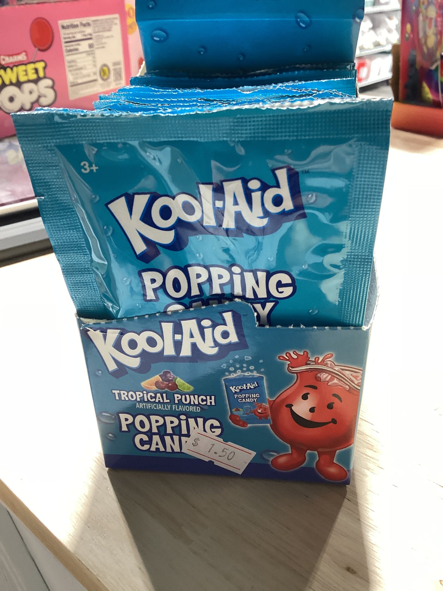 Kool-aid popping Candy