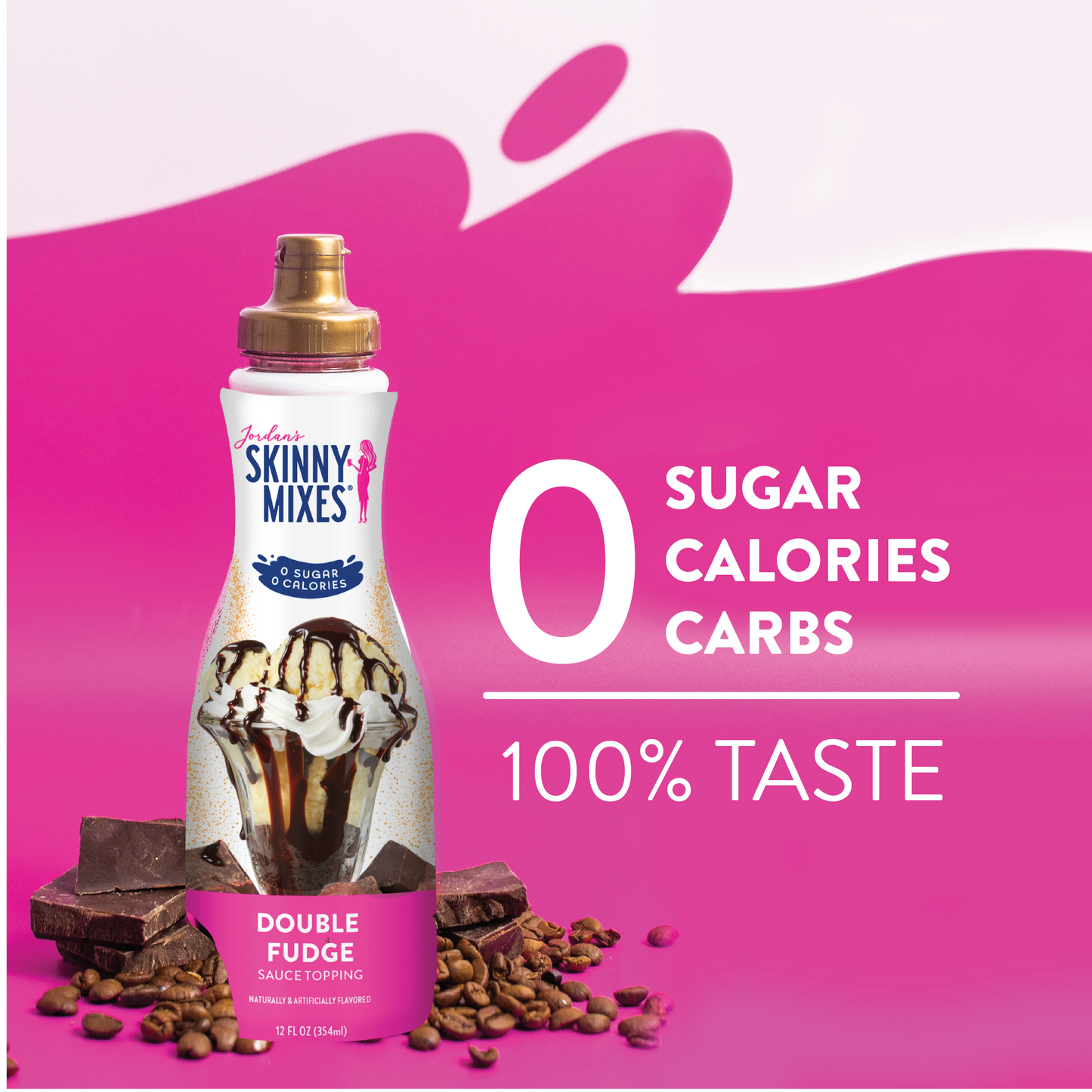 Jordan's Skinny Mixes - Sugar Free Double Fudge Sauce