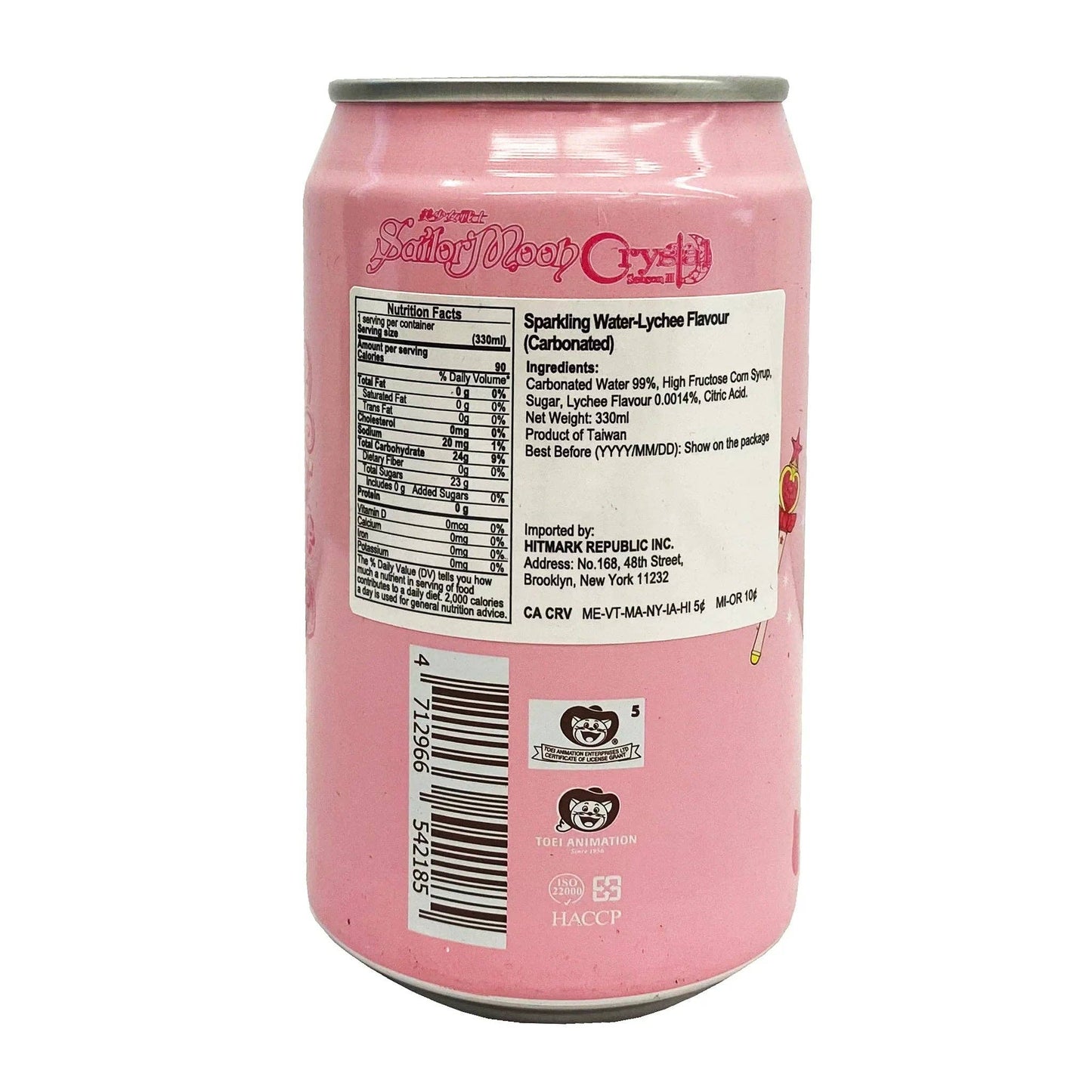 Pops Distro Inc - Ocean Bomb Sailor Moon Sailor Chibiusa Sparkling Water Lychee Flavor (11.15) (Taiwan) 6-Pack