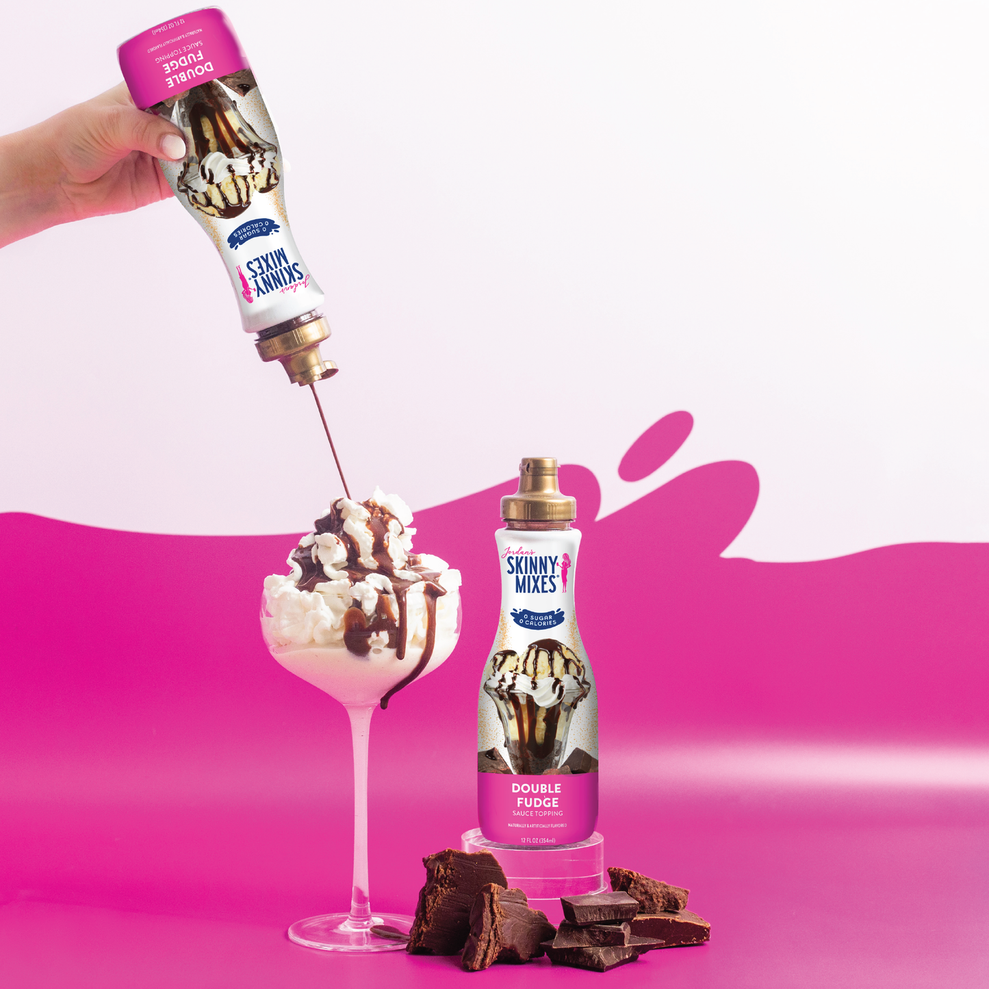 Jordan's Skinny Mixes - Sugar Free Double Fudge Sauce