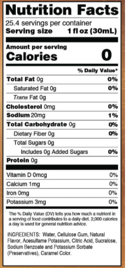 Jordan's Skinny Mixes - Sugar Free Vanilla Almond Syrup