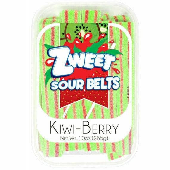 Galil Brands - Sour Kiwi Strawberry Belts | Zweet | 10 oz