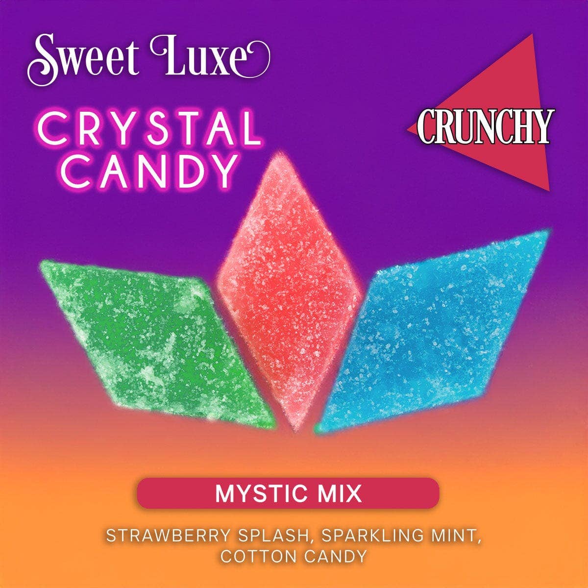 Showcase - Sweet Luxe™ NEW Extra Crunchy Crystal Candy - Mystic Flavor Mix