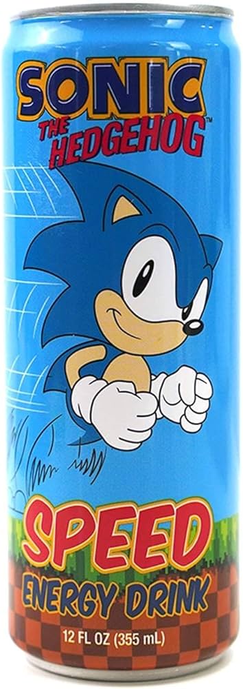 Sonic The Hedgehog Speed Energy Drink