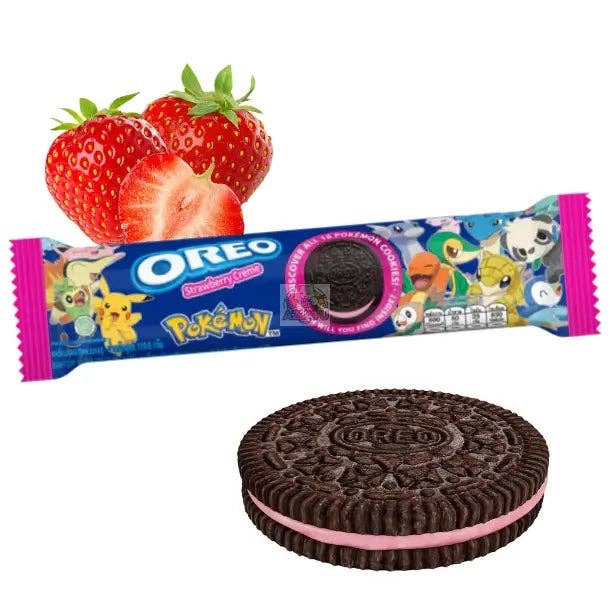 Global Bite Co - Oreo Pokemon Strawberry Cream Cookies