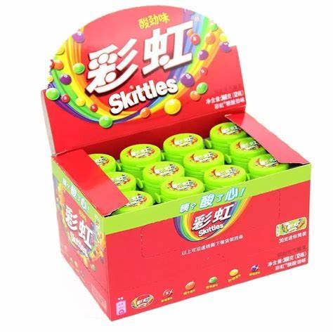 Global Bite Co - Skittles Candy Sour Green Flavor 30g (12pk) (China)