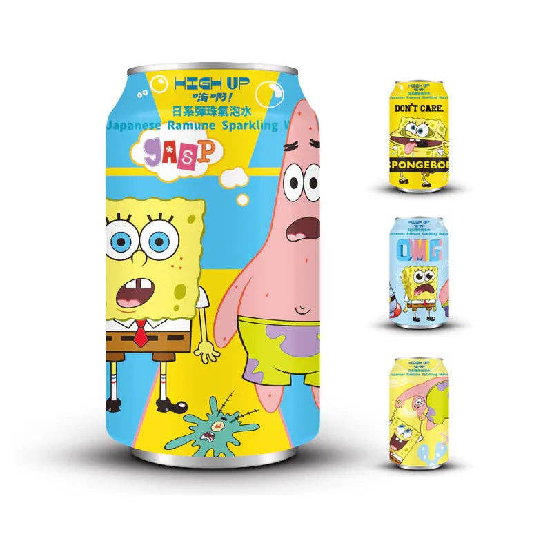 Global Bite Co - Japanese Ramune SpongeBob Edition 330ml (Taiwan): Grape Wagashi