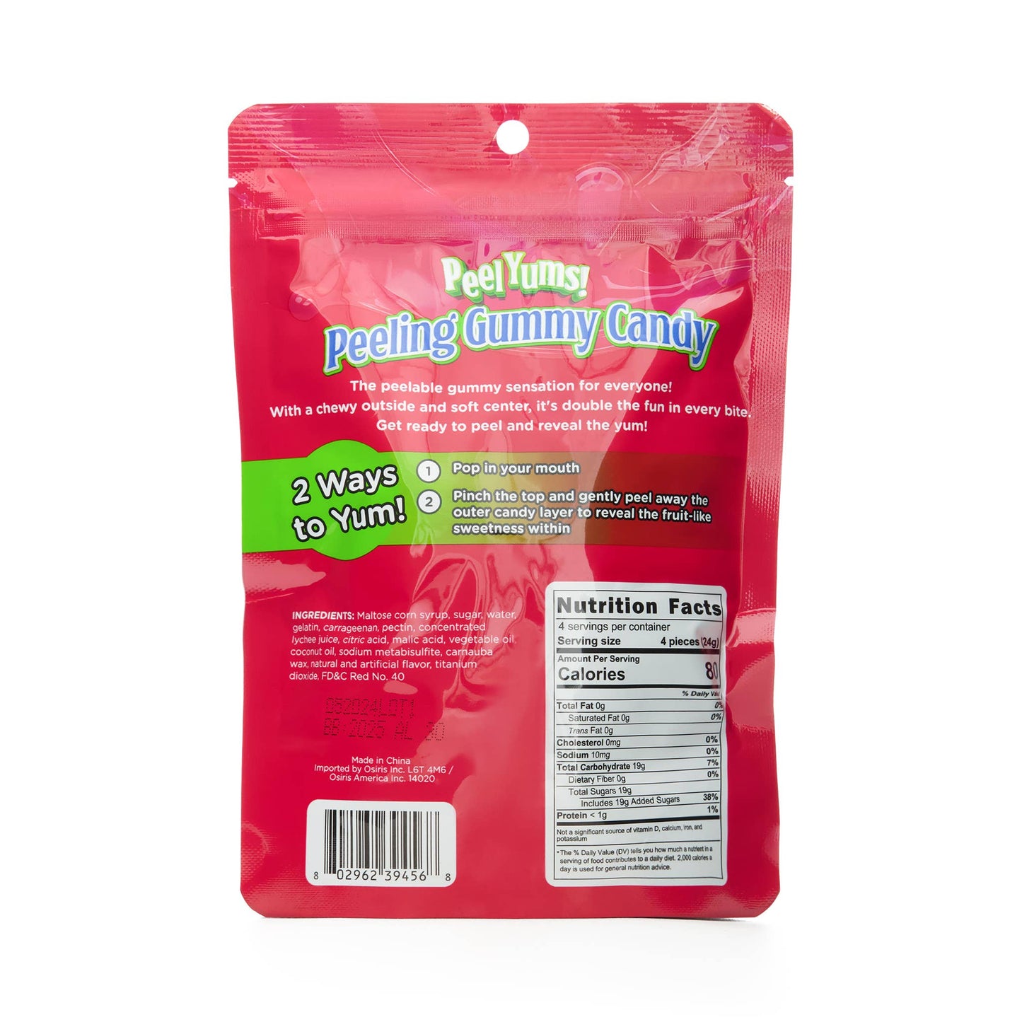 Showcase - PeelYums Peeling Gummies 3D Fruit Candy (3.5oz) Exclusive: Mango