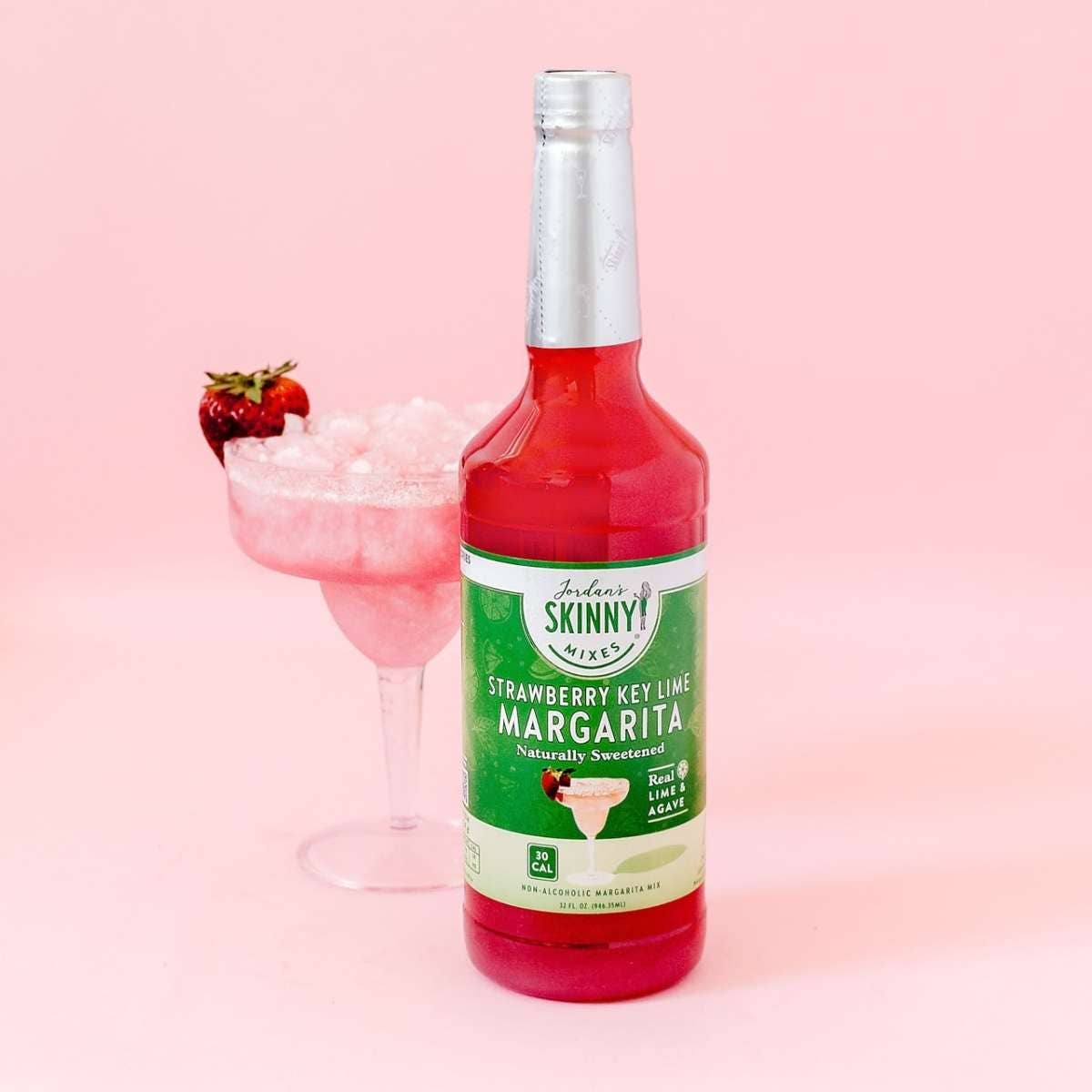 Jordan's Skinny Mixes - Natural Strawberry Key Lime Margarita - Mixer