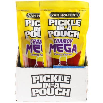 Grandpa Joe's Candy Shop - Van Holten's Chamoy Mega Pickle Pouch, 12ct