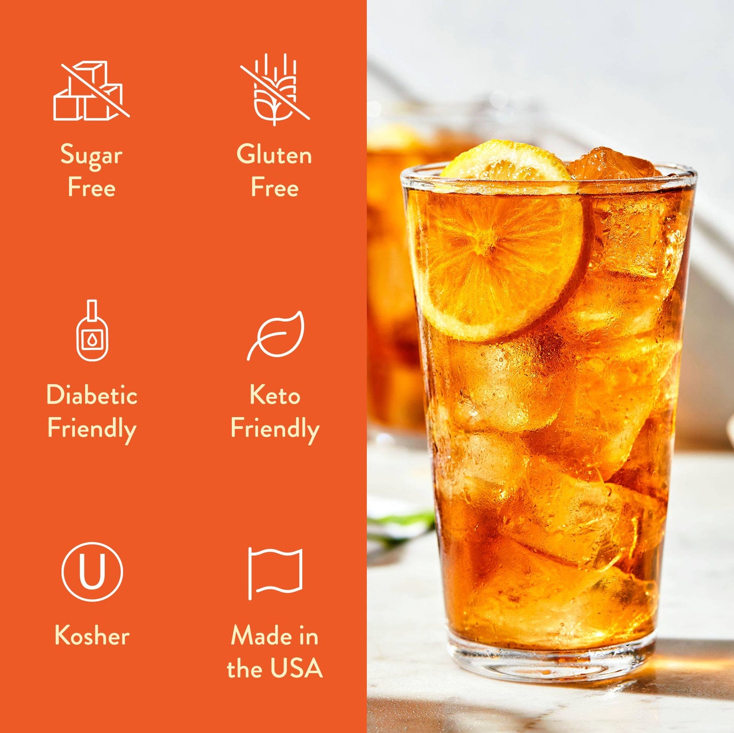 Jordan's Skinny Mixes - Sugar Free Sweet Tea Syrup Concentrate
