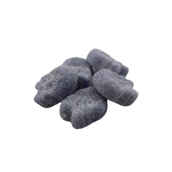 Showcase - BUBS Godis: Cool Blueberry Sour Skulls Foam Candy (90g)