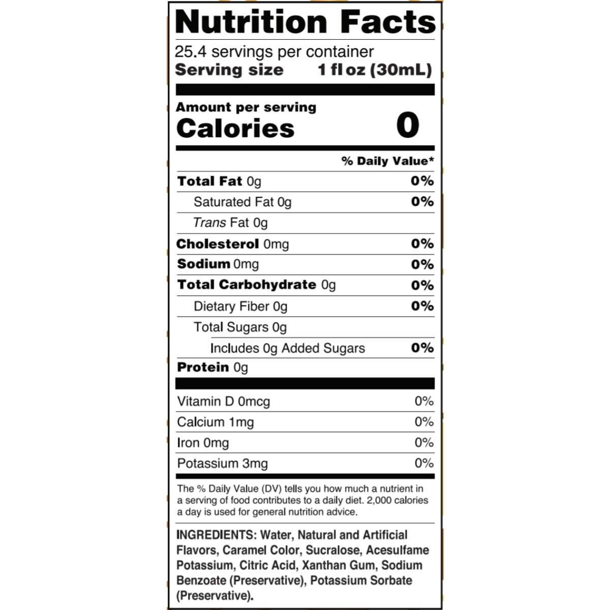 Jordan's Skinny Mixes - Sugar Free Honey Cinnamon Flavor Infusion Syrup