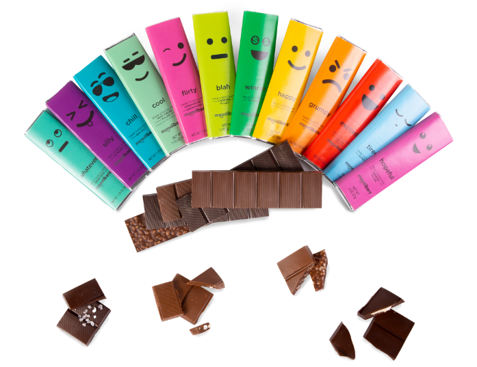 Astor Chocolate Corp. - Moodibars Mega Box - 24pc Assorted Bar Set - sample kit