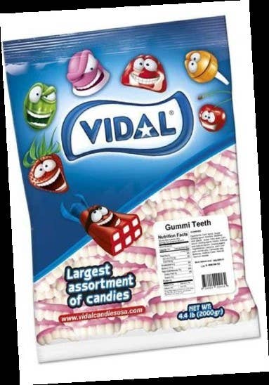 Grandpa Joe's Candy Shop - Vidal Gummi Teeth, 4.4lb Bag