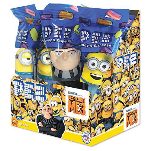Despicable Me, Minions PEZ Candy, Poly Bag
