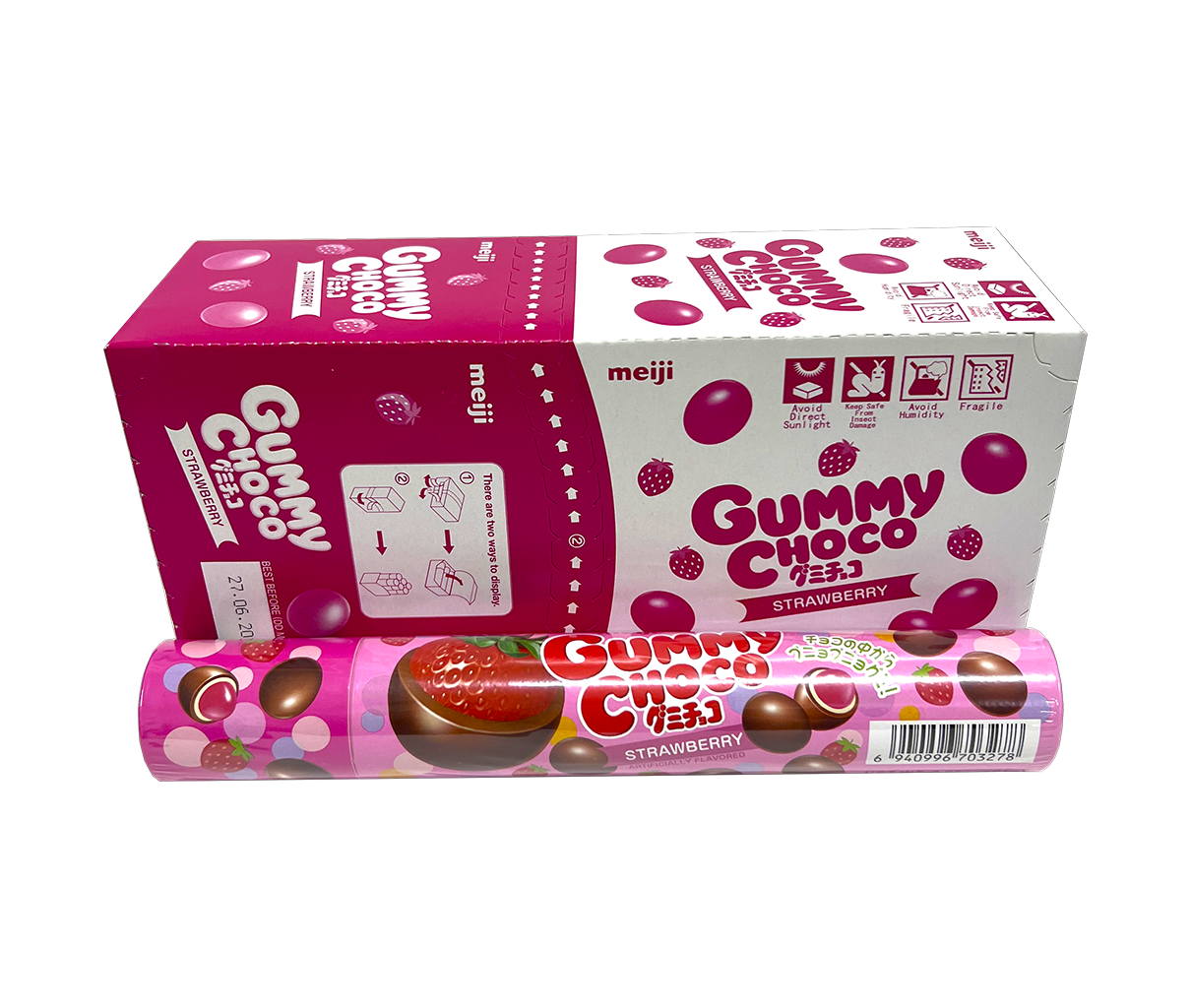 Global Bite Co - Meiji Gummy Choco Strawberry Flavor (Japan)