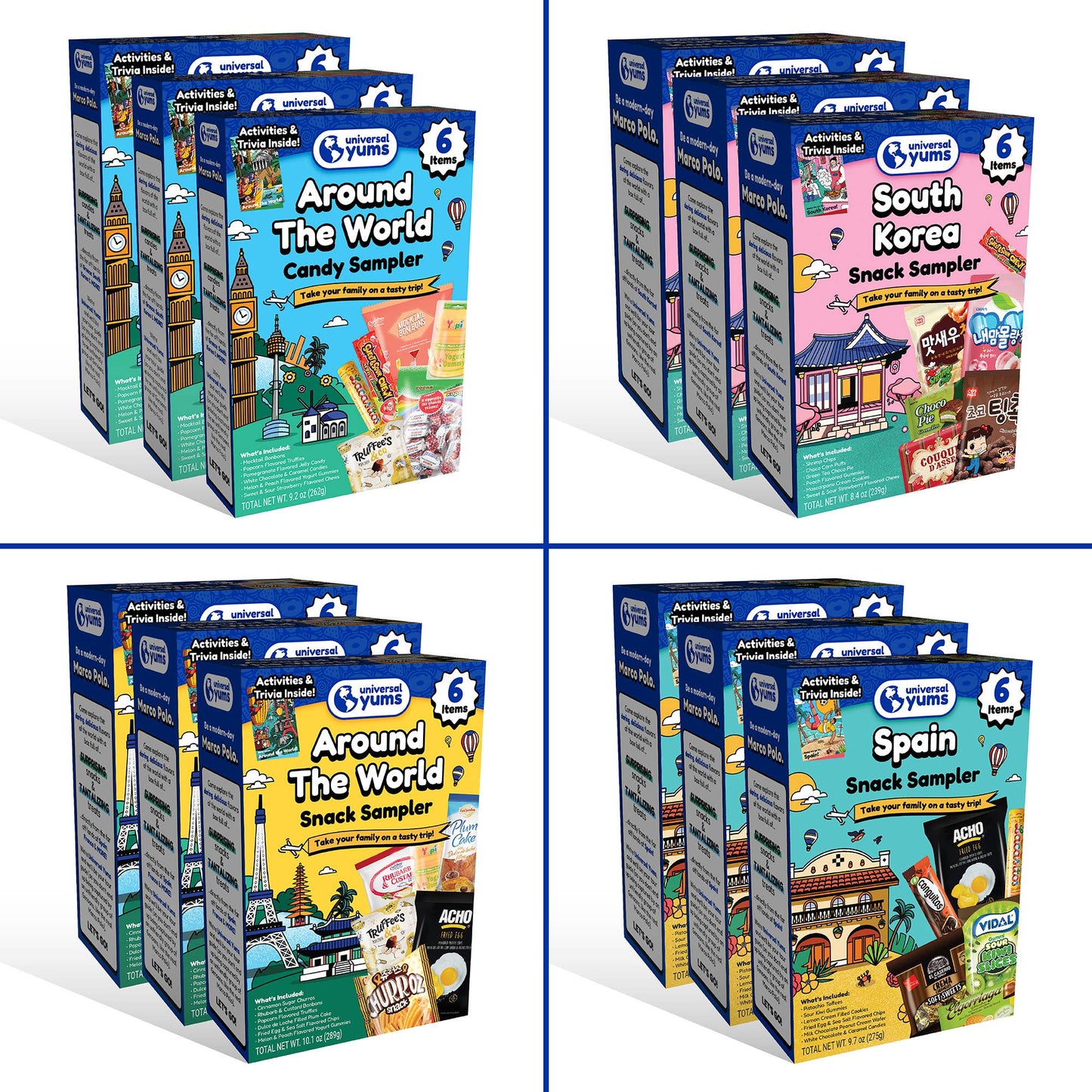 Universal Yums - Snack & Candy Sampler Variety Pack