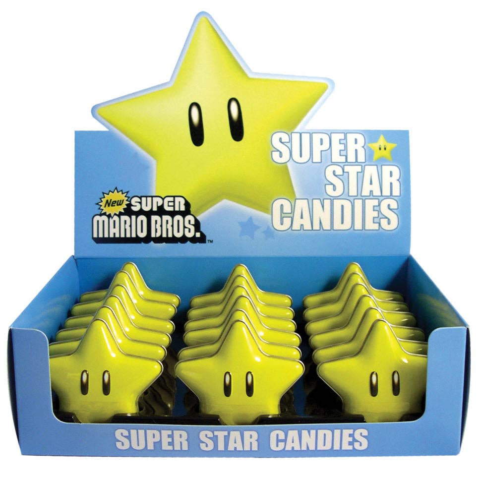 Super Mario Super Star Candy Tin