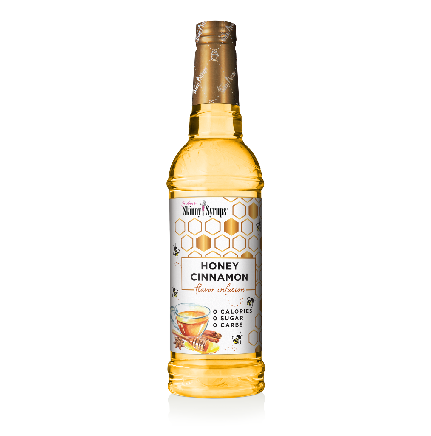 Jordan's Skinny Mixes - Sugar Free Honey Cinnamon Flavor Infusion Syrup