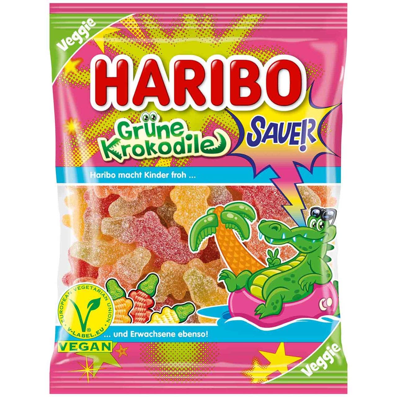 Global Bite Co - Haribo Grune Krokodile 175g (Germany)