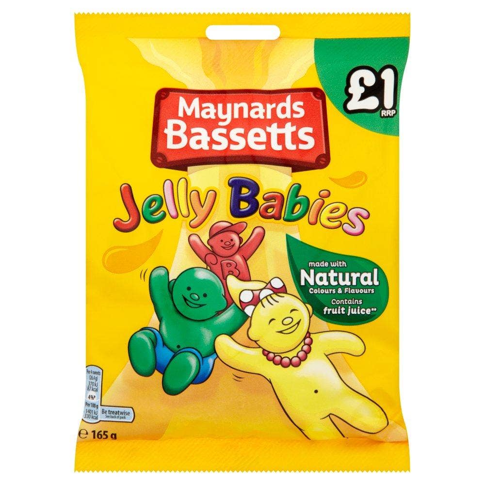 Global Bite Co - Maynard Bassets Jelly Babies 165g (UK)