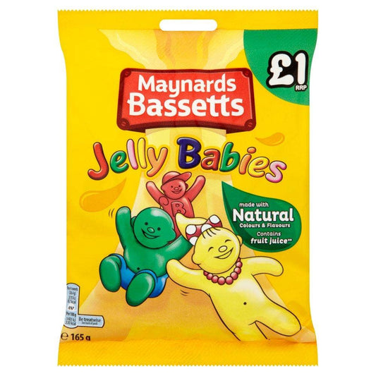 Global Bite Co - Maynard Bassets Jelly Babies 165g (UK)