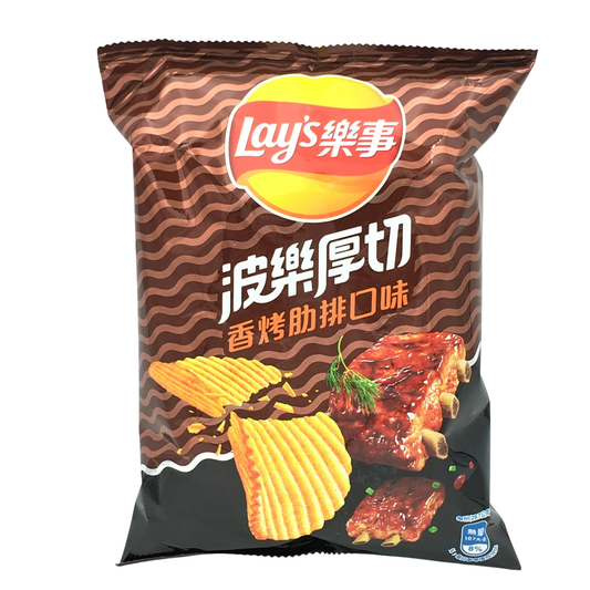 Global Bite Co - Lays Chips Family Bag - Roasted Ribs (Taiwan)