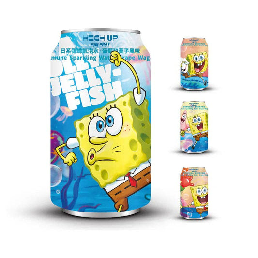Global Bite Co - Japanese Ramune SpongeBob Edition 330ml (Taiwan): Grape Wagashi