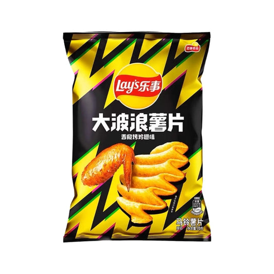 Global Bite Co - Lays Wavy Roasted Chicken Wings 70g (China)