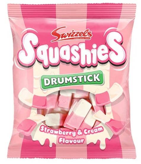 Grandpa Joe's Candy Shop - Limited Import - Squashies Strawberry & Cream, 12ct