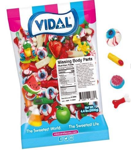 Grandpa Joe's Candy Shop - Vidal Missing Body Parts, 4.4lb Bag