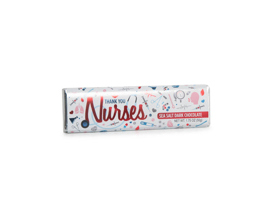 Astor Chocolate Corp. - Thank you Nurse! 1.75oz Dark Chocolate w/ Sea Salt gourmet