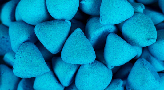 Sweetish- Swedish Candy Wholesale - Blue Raspberry Swedish Marshmallow Tops 2.20lbs