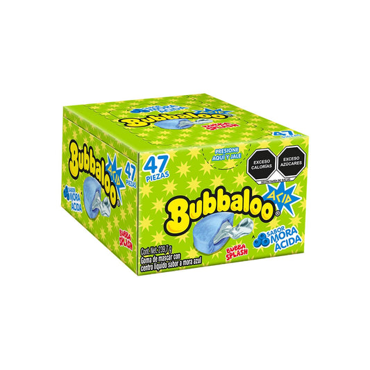 Global Bite Co - Bubbaloo Gum Sour Blueberry 47pcs (Mexico)