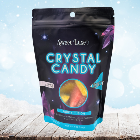 Showcase - Sweet Luxe™ NEW Extra Crunchy Crystal Candy - Fruity Fusion Flavor Mix