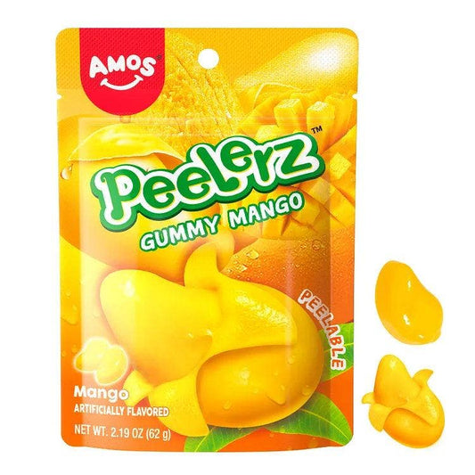 Candycopia - Amoz Peelerz Gummy Mango, 3oz bag, 24ct